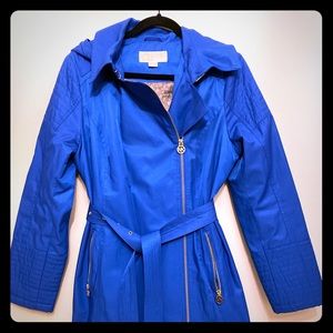 Beautiful Blue Michael Kors Trench Coat